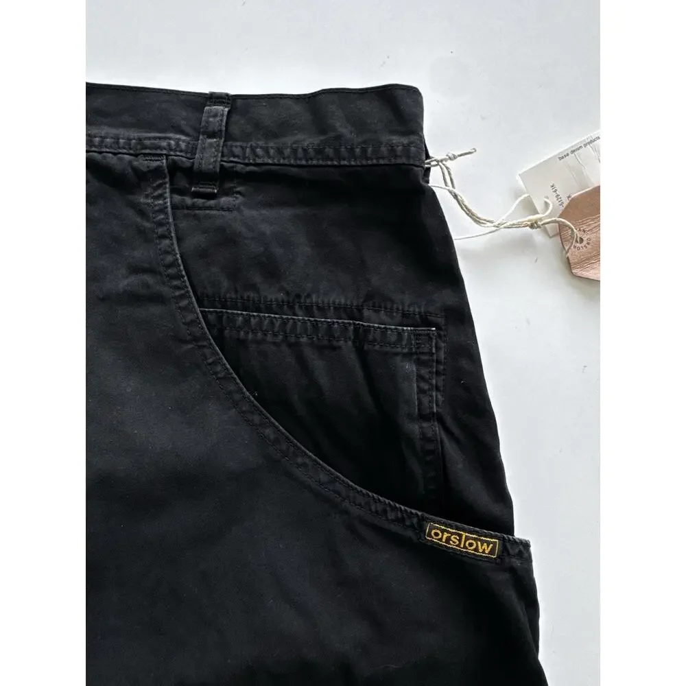 orSlow Double Knee Utility Work Pants Black Men's Size 3 japan
